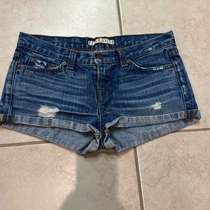 J Brand distressed denim shorts